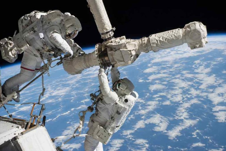 NASA Astronauts Successfully Replace Failed Canadarm2 Joint During Spacewalk